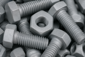 Zinc flake coated automotive